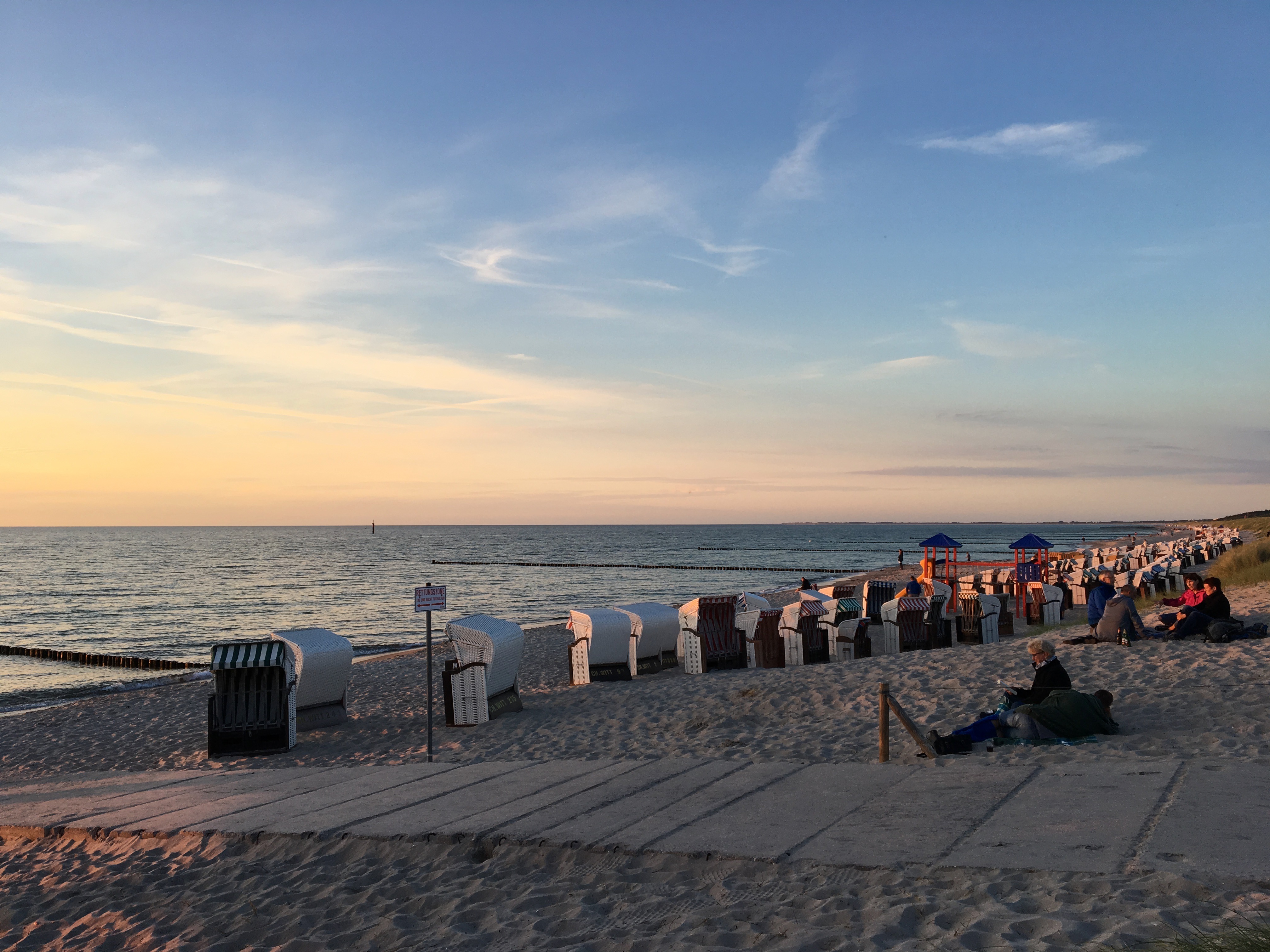 Evening view of Dier Hagen beach one of the 8 Reasons Why We Holiday At The Baltic Sea