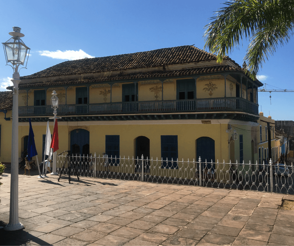 One of the many beautiful buildings surrounding the Centre Parque in Trinidad