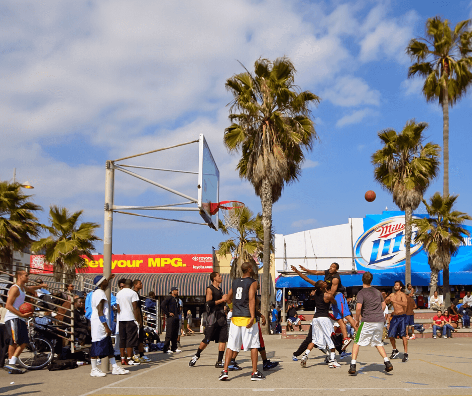 You can people watch anywhere, but nothing beats watching a great game of basketball.