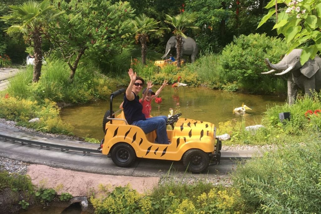 Lukas and Mum on the Safari Tour