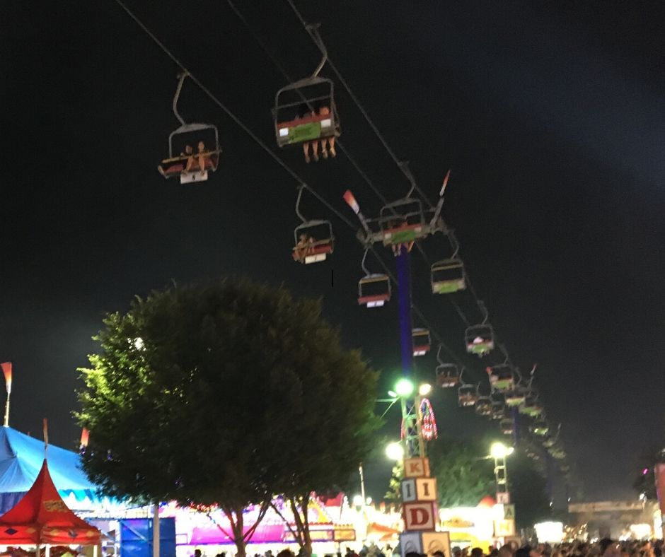 Orange County Fair chair lift