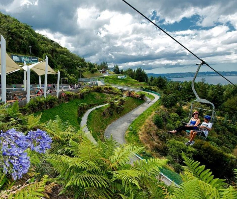 Top of the luge ride