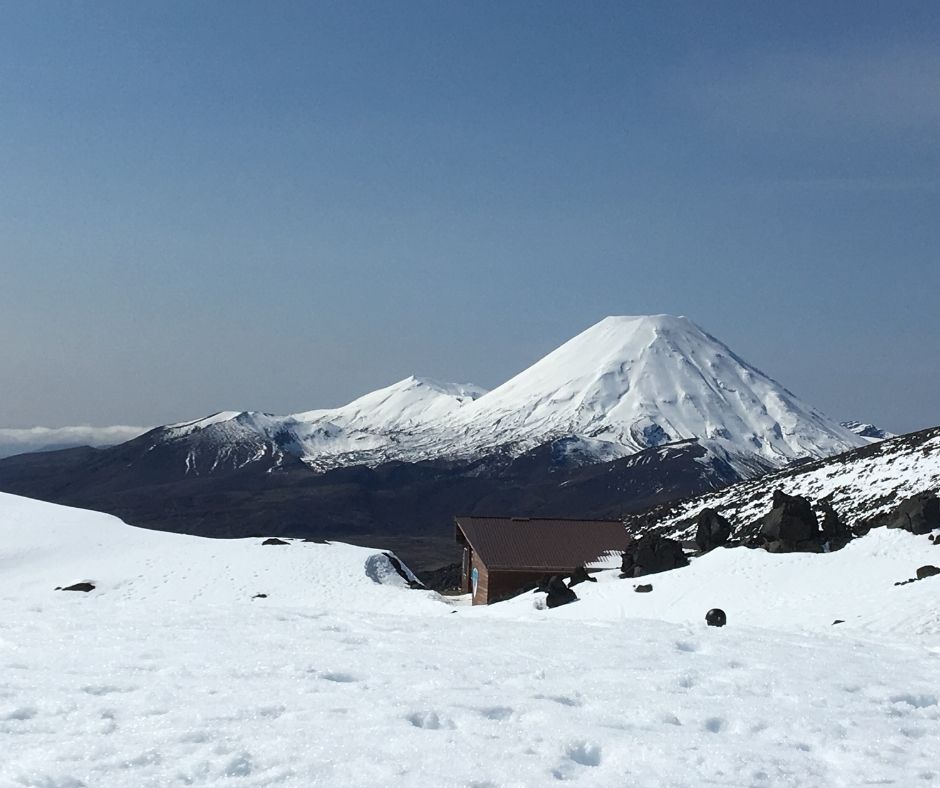 View of Ngauruhoe and Tongariro