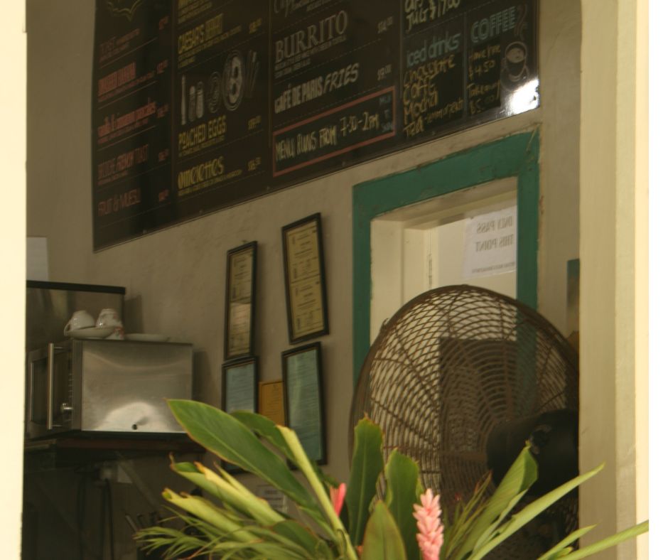 LBV Cafe, looking into the kitchen area. Definitely one of the best Rantonga restaurants and cafes for breakfast