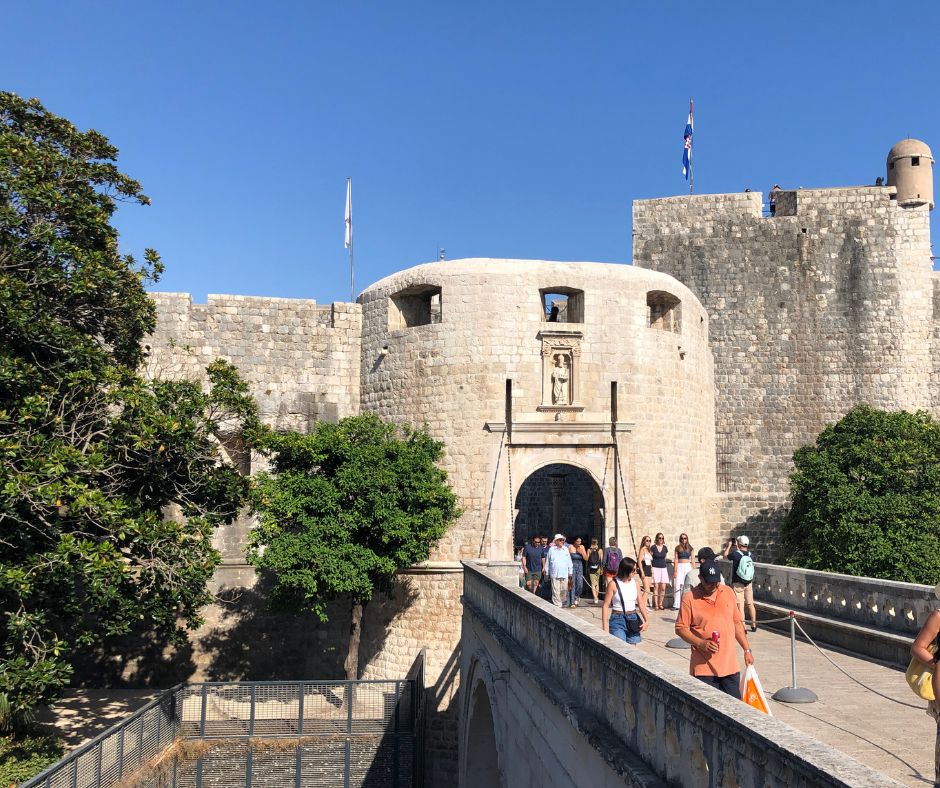 Piles Gate, entrance into Dubrovnik's Old Town is one of the things to do in Dubrovnik