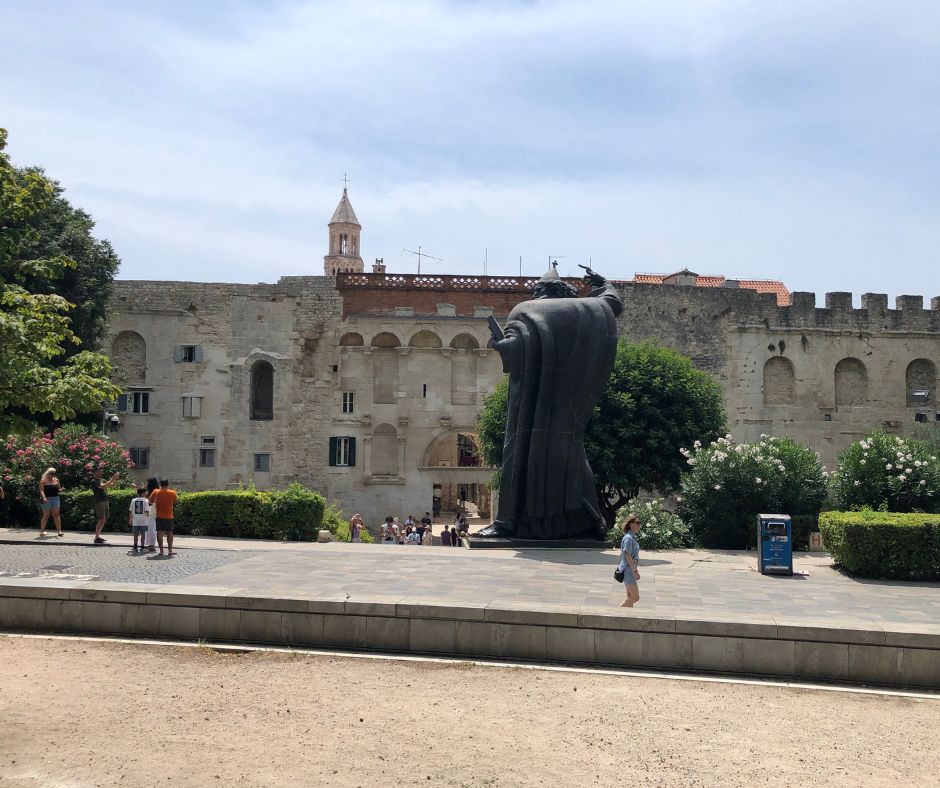 Entrance to Splits Old Town through the Golden Gate is one of the things to do in Split