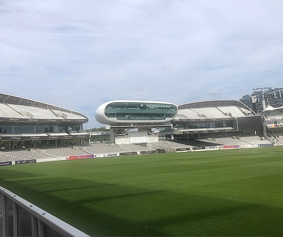 The J.P. Morgan Media Centre during the Lords Cricket Ground Tour