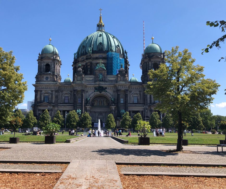 the front of the stunning Berlin Cathedral