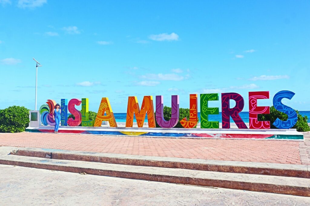 The famous Isla Mujeres sign
